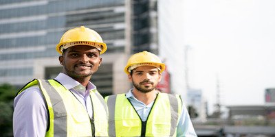 Construction worker on site