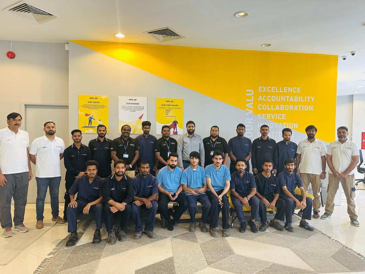 Group photo after BICS Training